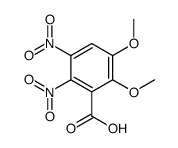 2,3-dimethoxy-5,6-dinitro-benzoic acid结构式