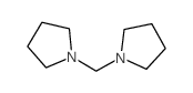 1-(pyrrolidin-1-ylmethyl)pyrrolidine结构式
