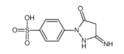 3-Amino-1-(4-sulfophenyl)-2-pyrazolin-5-one Structure