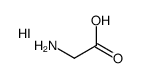 2-aminoacetic acid hydroiodide Structure