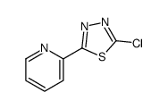 2-chloro-5-pyridin-2-yl-1,3,4-thiadiazole结构式