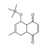 7-methyl-5-((trimethylsilyl)oxy)-4a,5,8,8a-tetrahydronaphthalene-1,4-dione结构式