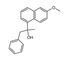 2-(6-methoxy-1-naphthyl)-1-phenyl-2-propanol Structure