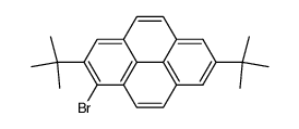 1-Bromo-2,7-di-tert-butylpyrene Structure