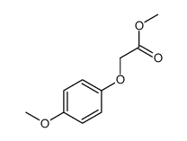 methyl 2-(4-methoxyphenoxy)acetate Structure