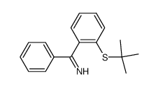 (2-(tert-butylthio)phenyl)(phenyl)methanimine Structure