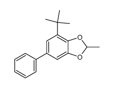 2-methyl-6-phenyl-4-t-butylbenzo-1,3-dioxole Structure