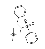 2-(phenylsulfonyl)-1-phenyl-3-(trimethylsilyl)propane结构式