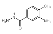 3-AMINO-4-METHYLBENZENECARBOHYDRAZIDE结构式