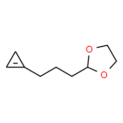 1,3-Dioxolane,2-[3-(1-cyclopropen-1-yl)propyl]- Structure