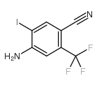 4-氨基-5-碘-2-(三氟甲基)苯甲腈结构式