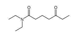 5-oxo-heptanoic acid diethylamide Structure