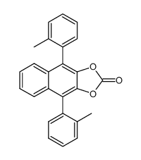 1,4-di-o-tolylnaphthalene-2,3-diol carbonate结构式