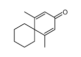 1,5-dimethylspiro[5.5]undeca-1,4-dien-3-one结构式