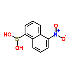 5-Nitronaphthalene-1-boronic acid Structure