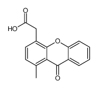 2-(1-methyl-9-oxoxanthen-4-yl)acetic acid Structure