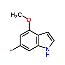 6-Fluoro-4-methoxy-1H-indole Structure