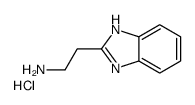 2-(1H-苯并[d]咪唑-2-基)乙胺盐酸盐结构式