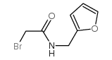 2-溴-N-(2-呋喃甲基)乙酰胺结构式
