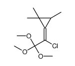 2-(1-chloro-2,2,2-trimethoxyethylidene)-1,1,3-trimethylcyclopropane结构式