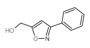(3-苯基-5-异恶唑基)甲醇结构式
