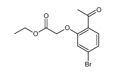 ethyl (2-acetyl-5-bromophenoxy)acetate结构式