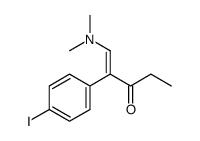 1-(dimethylamino)-2-(4-iodophenyl)pent-1-en-3-one Structure