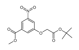 methyl α-(tert-butoxycarbonyl)-5-nitro-m-anisate Structure