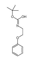 tert-butyl N-(2-phenoxyethyl)carbamate结构式