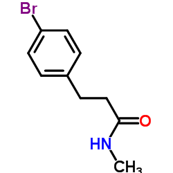 3-(4-Bromophenyl)-N-methylpropanamide Structure