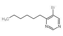 5-溴-4-己基嘧啶结构式