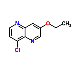 8-Chloro-3-ethoxy-1,5-naphthyridine Structure