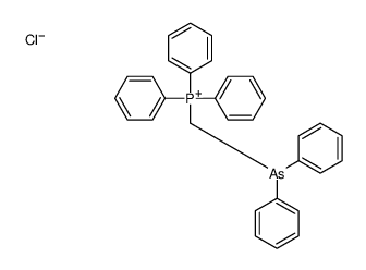 diphenylarsanylmethyl(triphenyl)phosphanium,chloride Structure