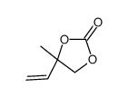 4-ethenyl-4-methyl-1,3-dioxolan-2-one Structure