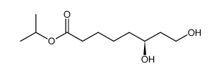 Octanoic acid, 6,8-dihydroxy-, 1-methylethyl ester, (S) Structure
