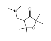 4-dimethylaminomethyl-2,2,5,5-tetramethyl-dihydro-furan-3-one结构式