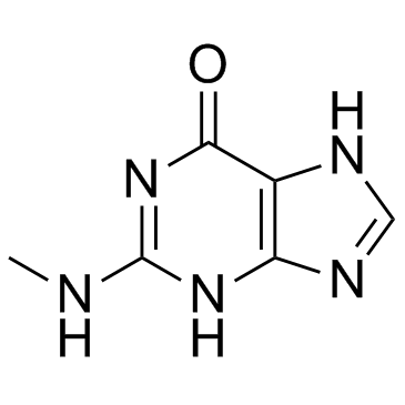 6-羟基-2-氨甲基嘌呤结构式