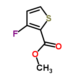 3-氟-2-噻吩羧酸甲酯结构式