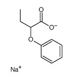 Sodium alpha-phenoxybutyric acid structure