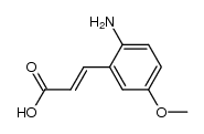 5-methoxy-2-aminocinnamic acid Structure