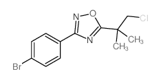 3-(4-溴苯基)-5-(1-氯-2-甲基异丙基)-1,2,4-恶二唑图片