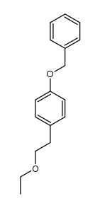 1-(benzyloxy)-4-(2-ethoxyethyl)benzene结构式