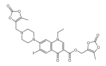 N-(5-methyl-2-oxo-1,3-dioxol-4-yl)methyl NFLX (5-methyl-2-oxo-1,3-dioxol-4-yl)methyl ester Structure