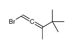 1-bromo-3,4,4-trimethylpenta-1,2-diene Structure