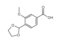 (carboxy-4 methoxy-2 phenyl)-2 dioxolanne-1,3 Structure
