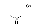 dimethyl-λ3-silane,trimethyltin Structure