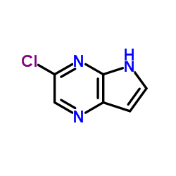 2-Chloro-7H-pyrrolo[2,3-d]pyrimidine structure