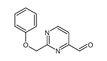2-(苯氧基甲基)-4-嘧啶羧醛结构式