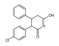 3-(4-chlorophenyl)-4-phenylpiperidine-2,6-dione结构式