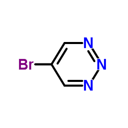 5-Bromo-1,2,3-triazine Structure